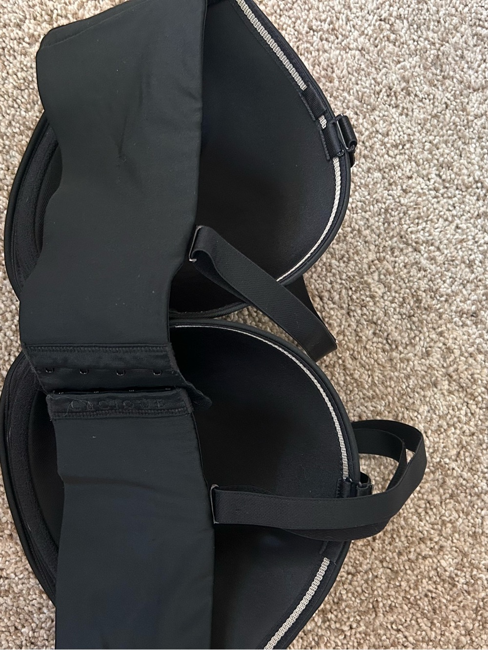 Cacique Smooth Boost Strapless Multi-way Bra. Black. Padded. Comfort. 40DD. EUC - Picture 3 of 7